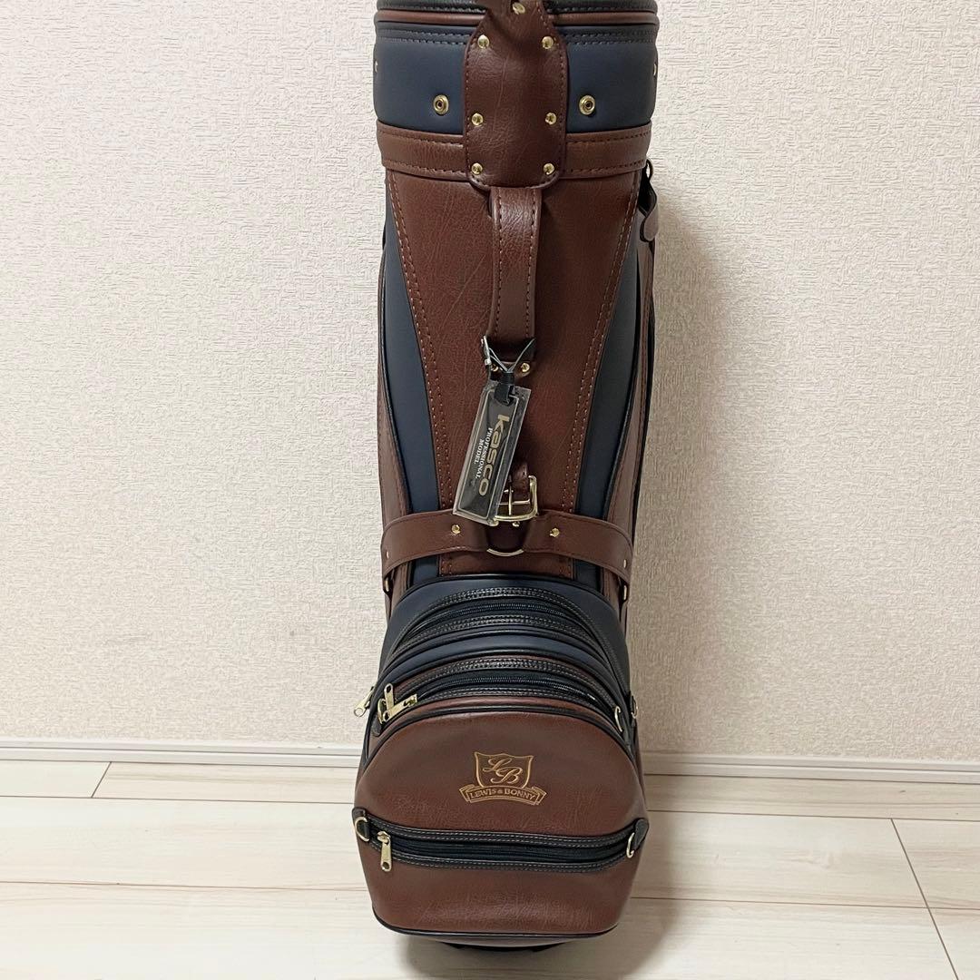 【希少未使用】kasco キャディバッグ Lewis&Bonny ルイス&ボニー