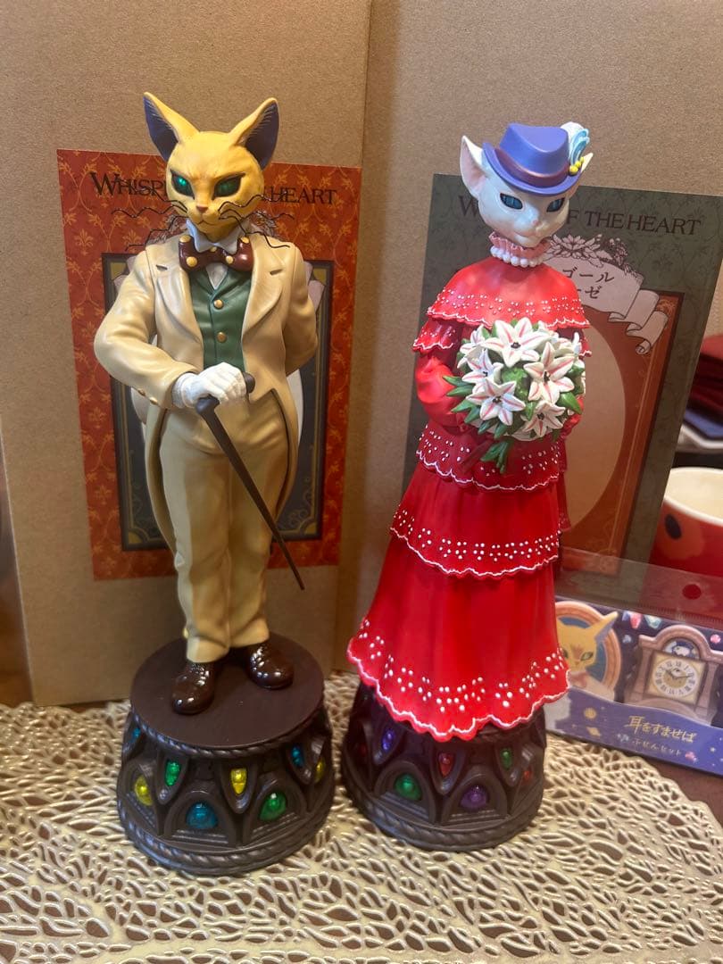 ジブリ　耳をすませば オルゴール　バロン ルイーゼ　フィギュア