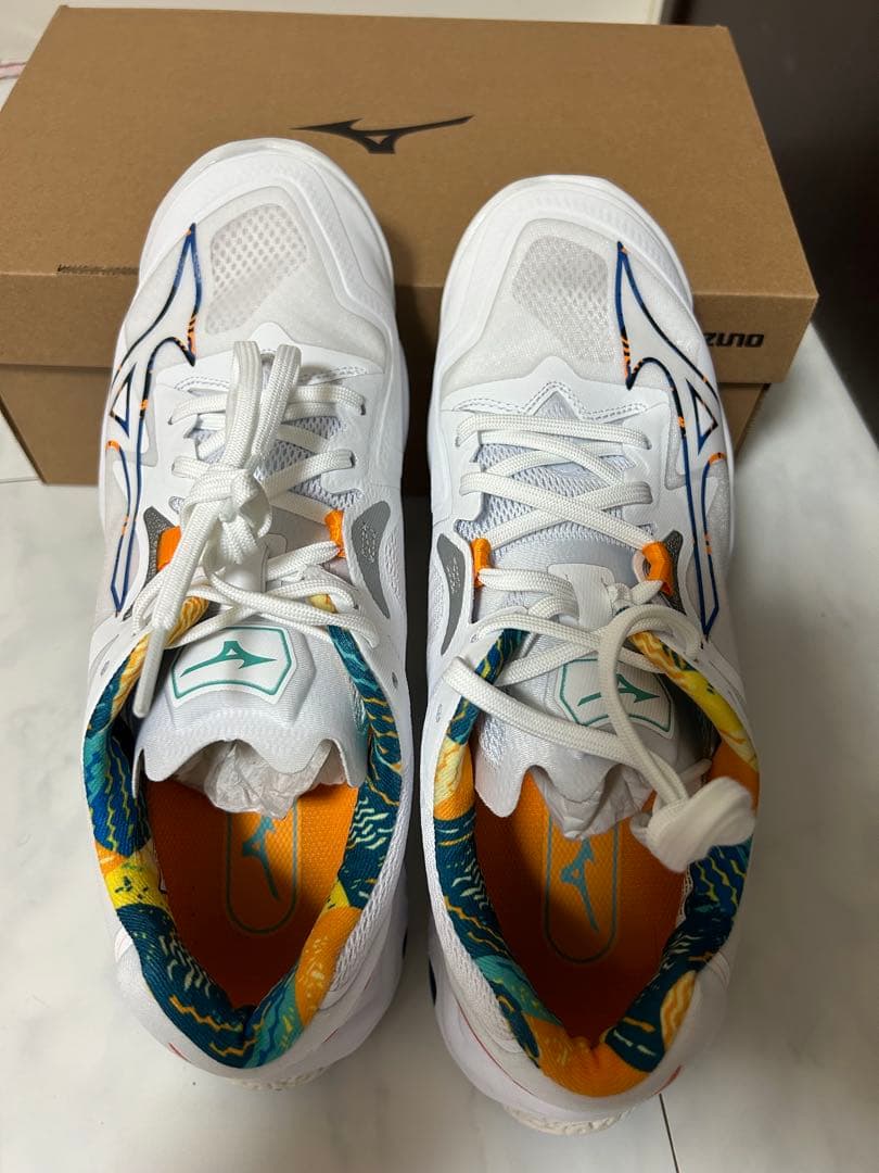 髙*玲様 Mizuno バレーボールシューズ ホワイト