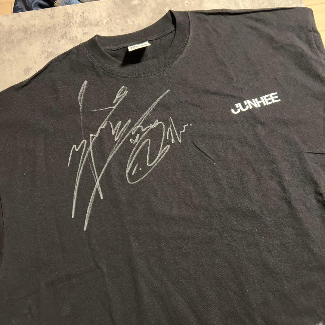 JUNHEE ジュンヒ A.C.E ジュン サイン入り Tシャツ