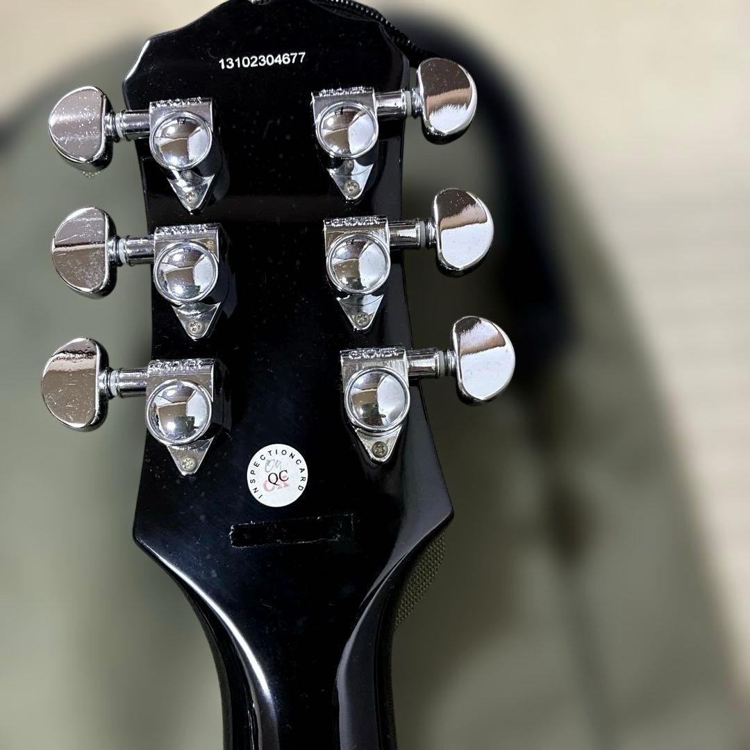 Epiphone SGスタイル エレキギター ブラック　極美品　ケース付き