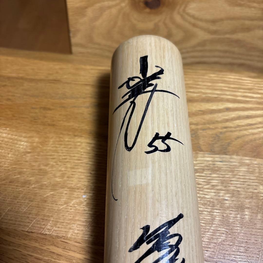 希少　読売ジャイアンツ　複数選手直筆サイン　バット