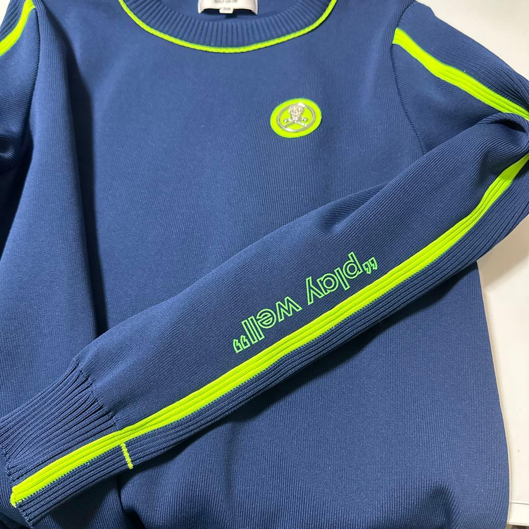 MARK & LONA ゴルフ セーター 38 ネイビー