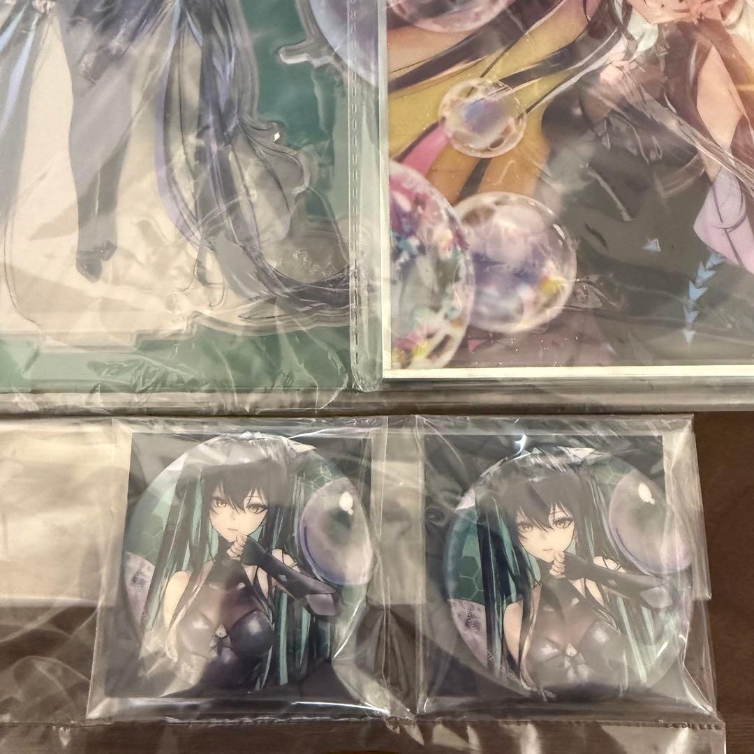 NIKKE リトルマーメイド コミケ C106 アクリルスタンド 色紙 缶バッジ