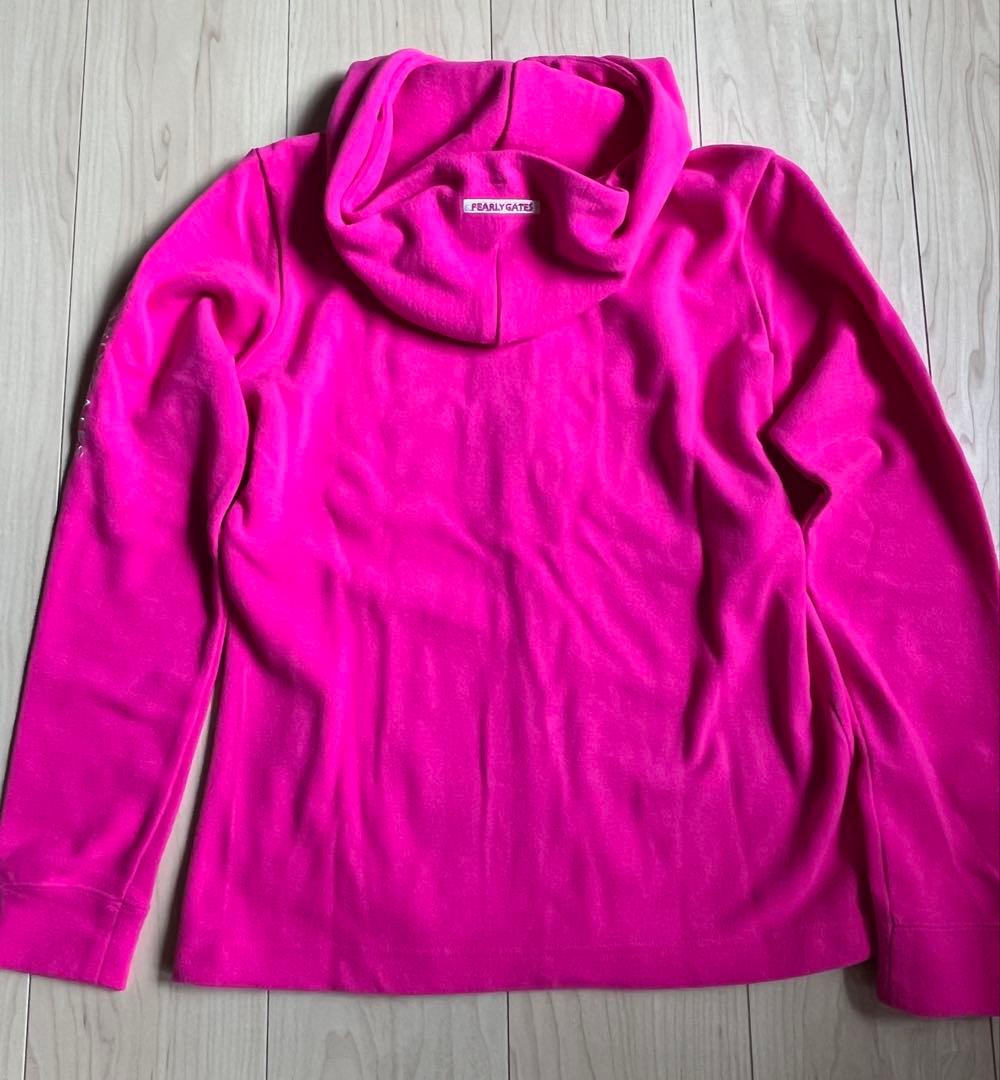 PEARLY GATES フリースフルジップアップブルゾン　レディース