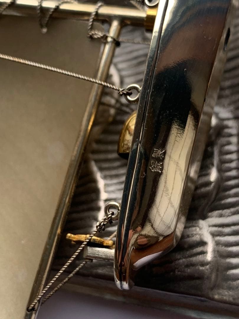 銀製ヨット　縁起もの　銀重128g