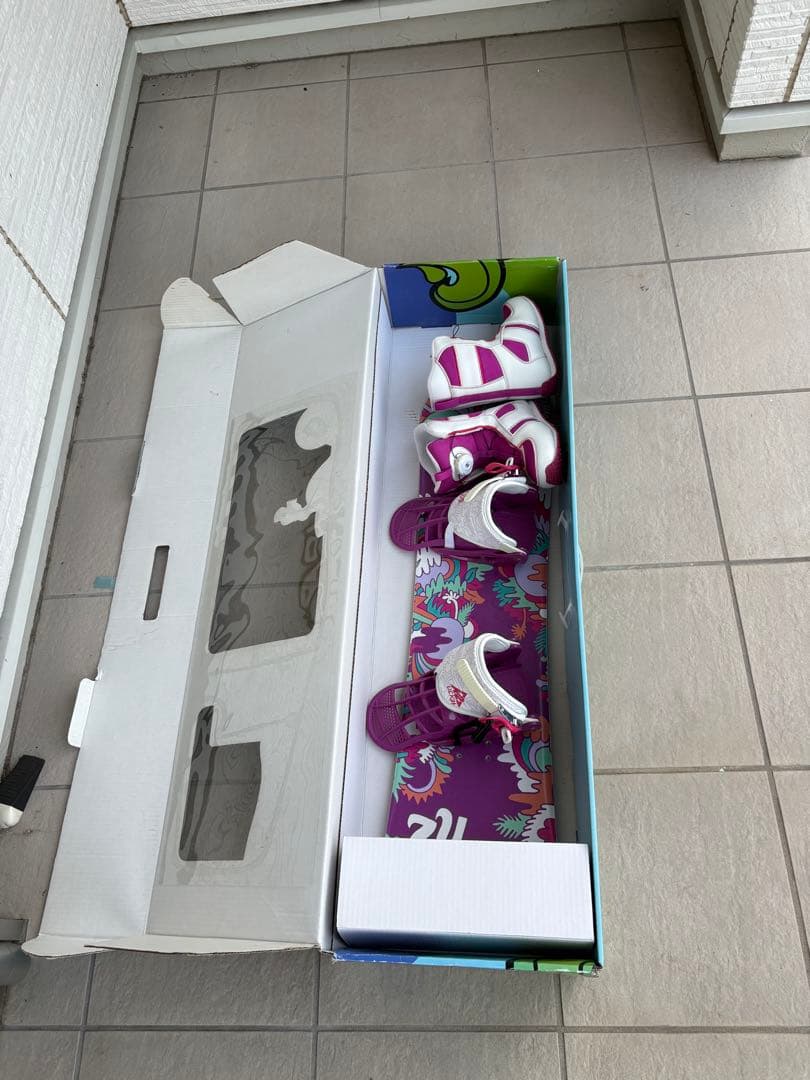 K2 スノーボード 90cm 3点セット キッズ ジュニア ブーツ17.5