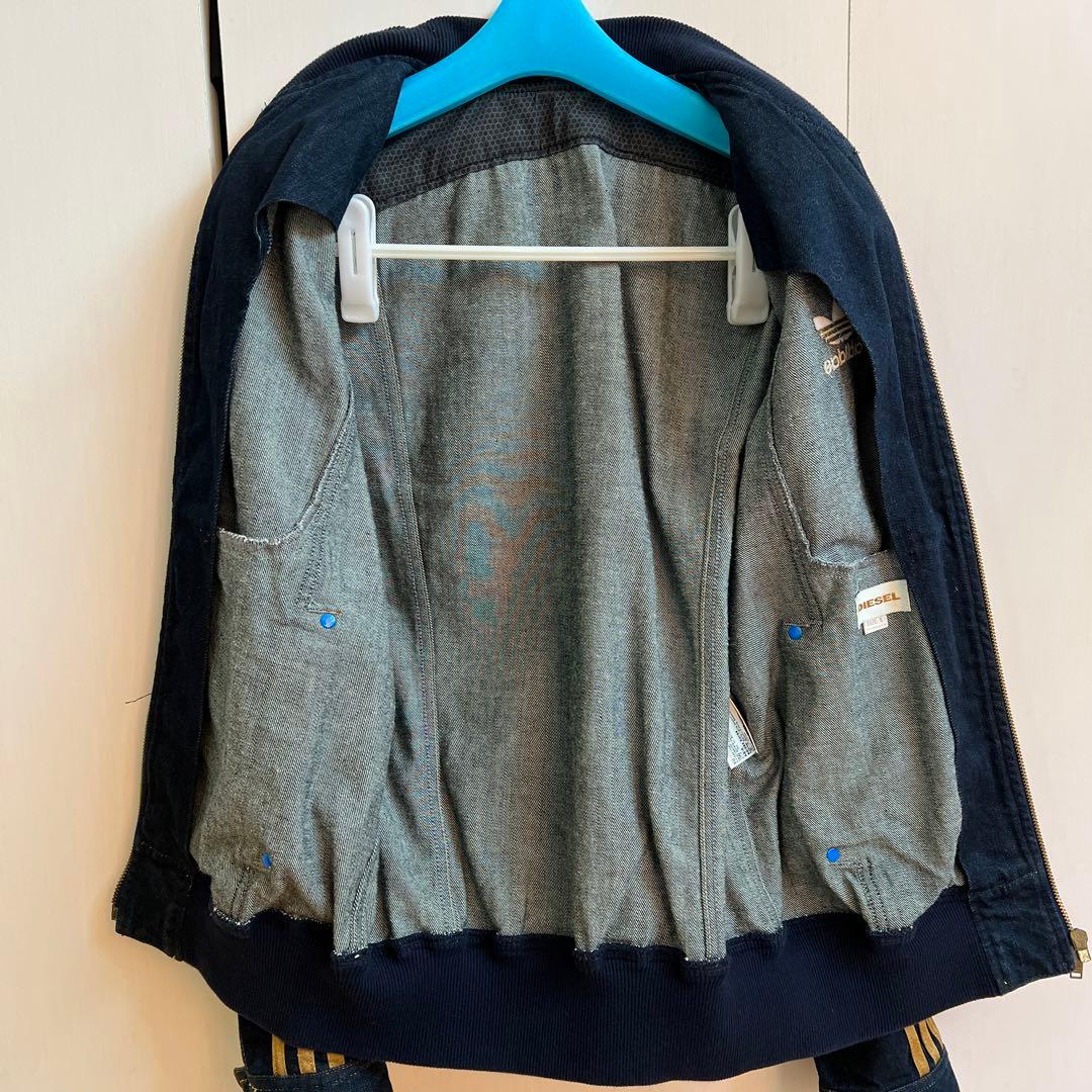 【美品】ディーゼル×アディダス 限定コラボ デニムジャケット（S）