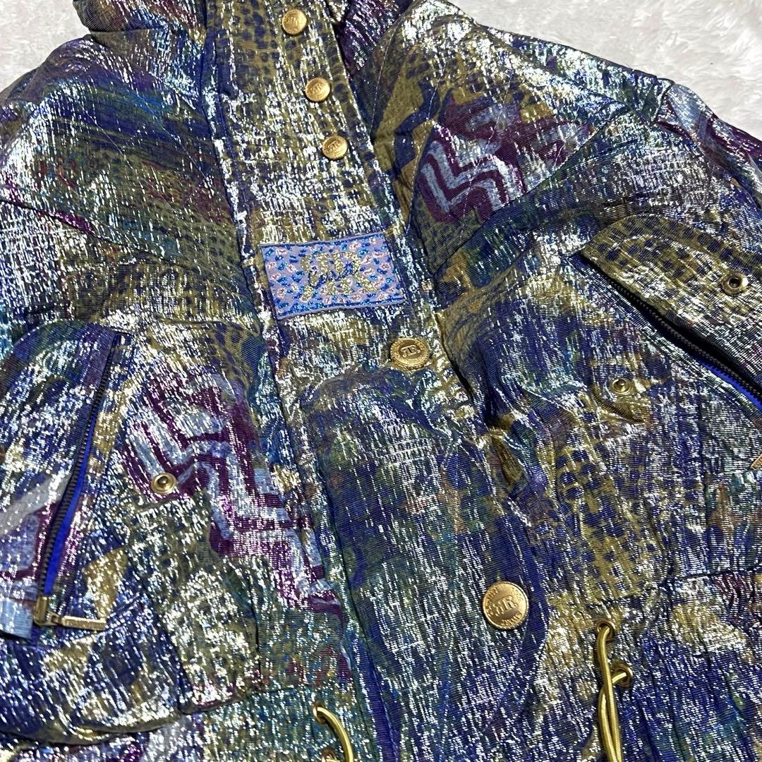 ヴィンテージ スノーウェア　上下　スキーウェア　金ボタン