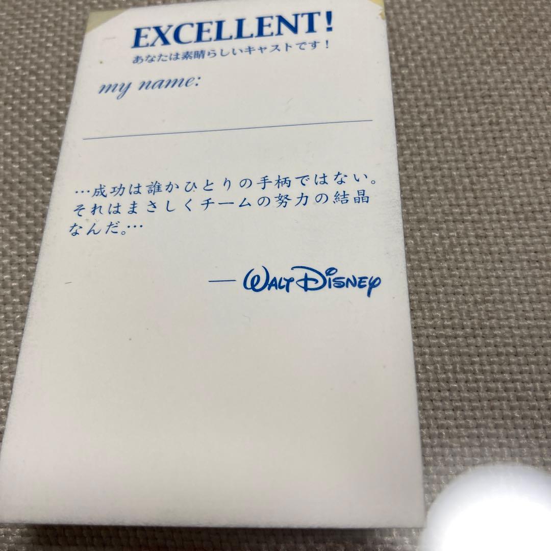 ディズニー　キャスト限定　レア　ミッキー　サイン