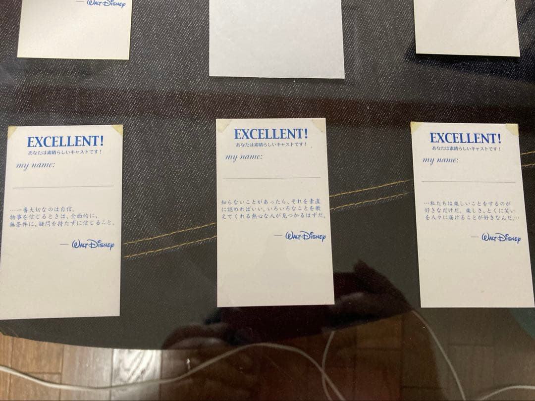 ディズニー　キャスト限定　レア　ミッキー　サイン
