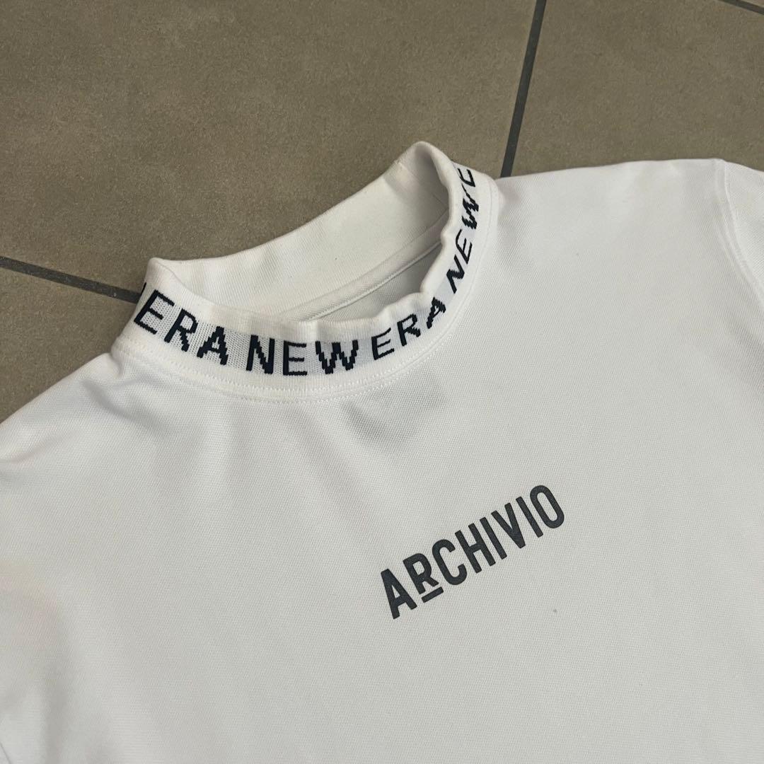 ARCHIVIO アルチビオ ニューエラ モックネック　シャツ　メンズ　ゴルフ