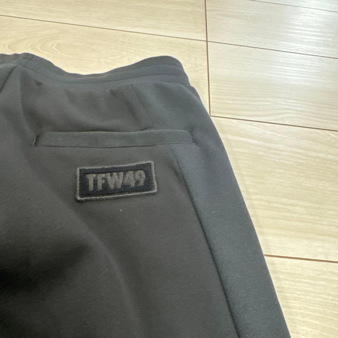 TFW49 ブラックダンボールジョガーパンツ S