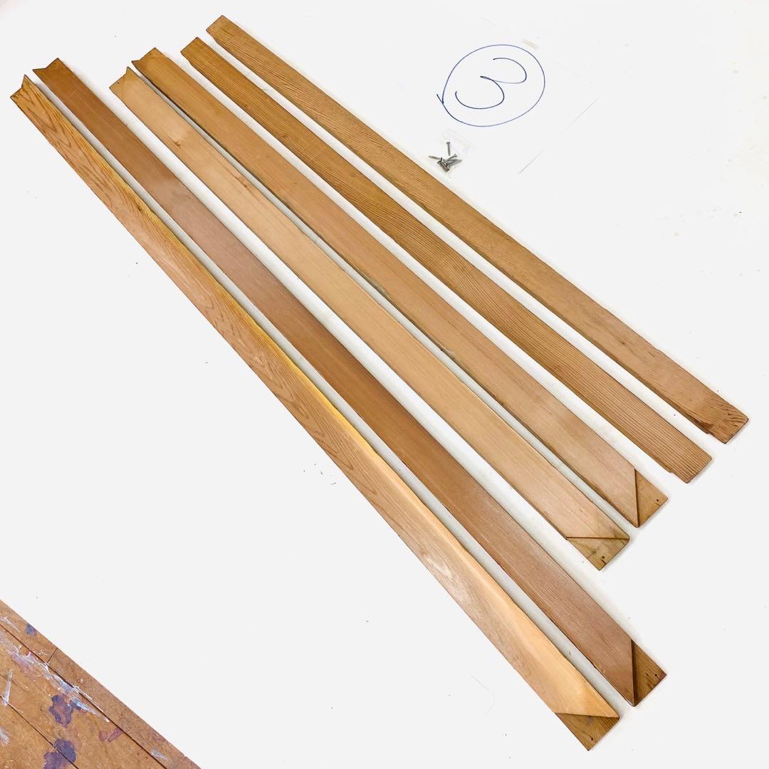 ⚠️専用 絵画用 木枠 キャンバス枠 F100号 杉材 KISO刻印 良品 ③