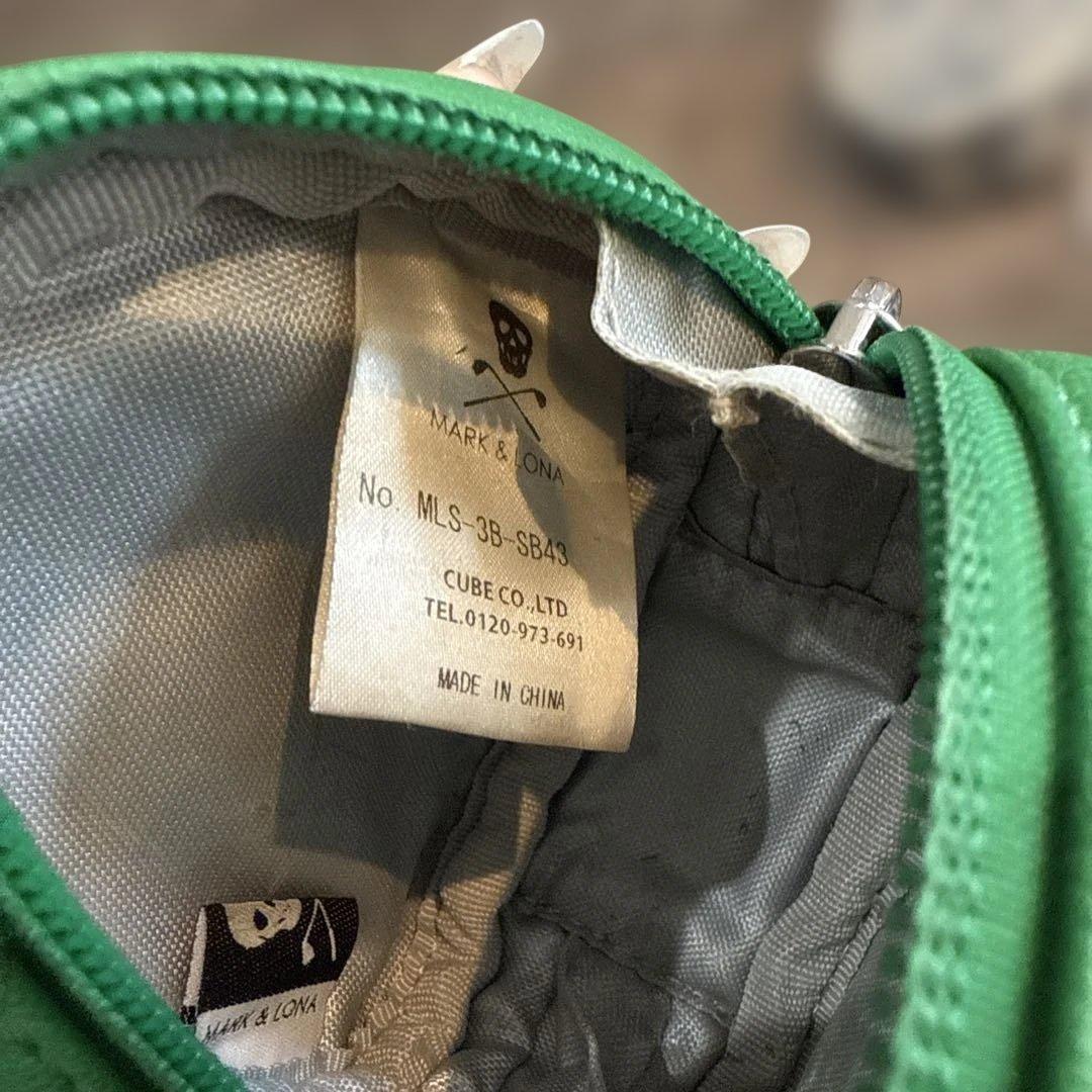 MARK & LONA ゴルフポーチ グリーン　ボールポーチ