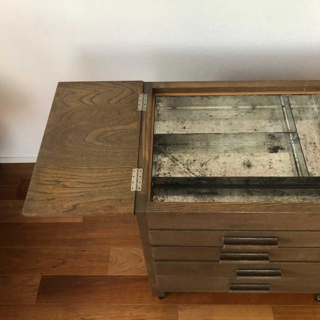 【高級】ホルベイン社製　アトリエキャビネット　木製　キャスター付き