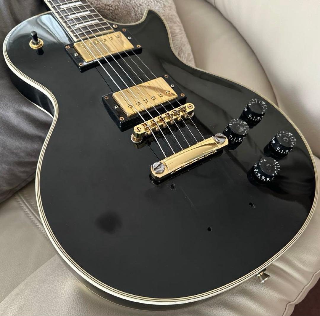 (中古)エレキギター Maison レスポールタイプ ブラック