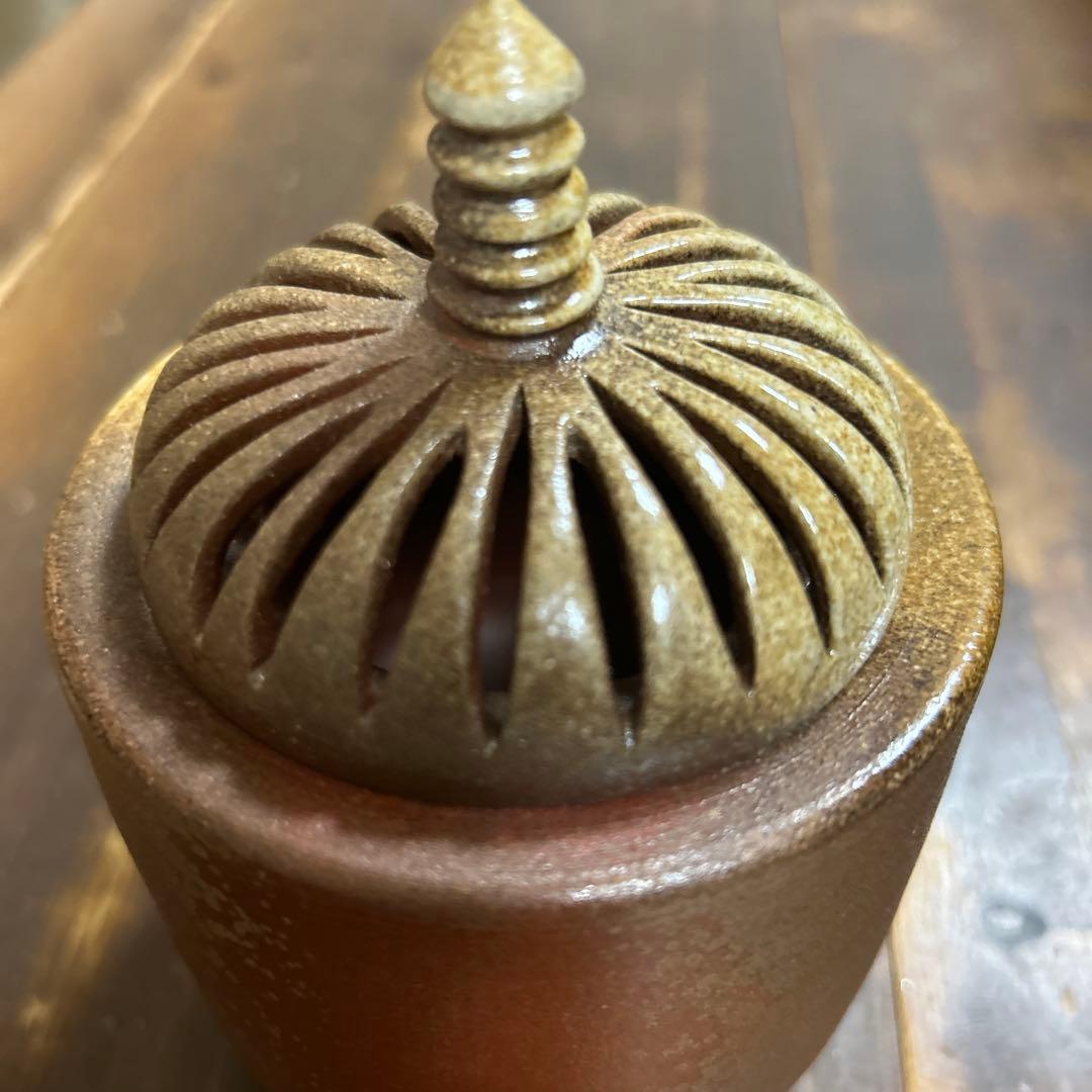信楽焼　河合慶治　茶道具　香炉　工芸品