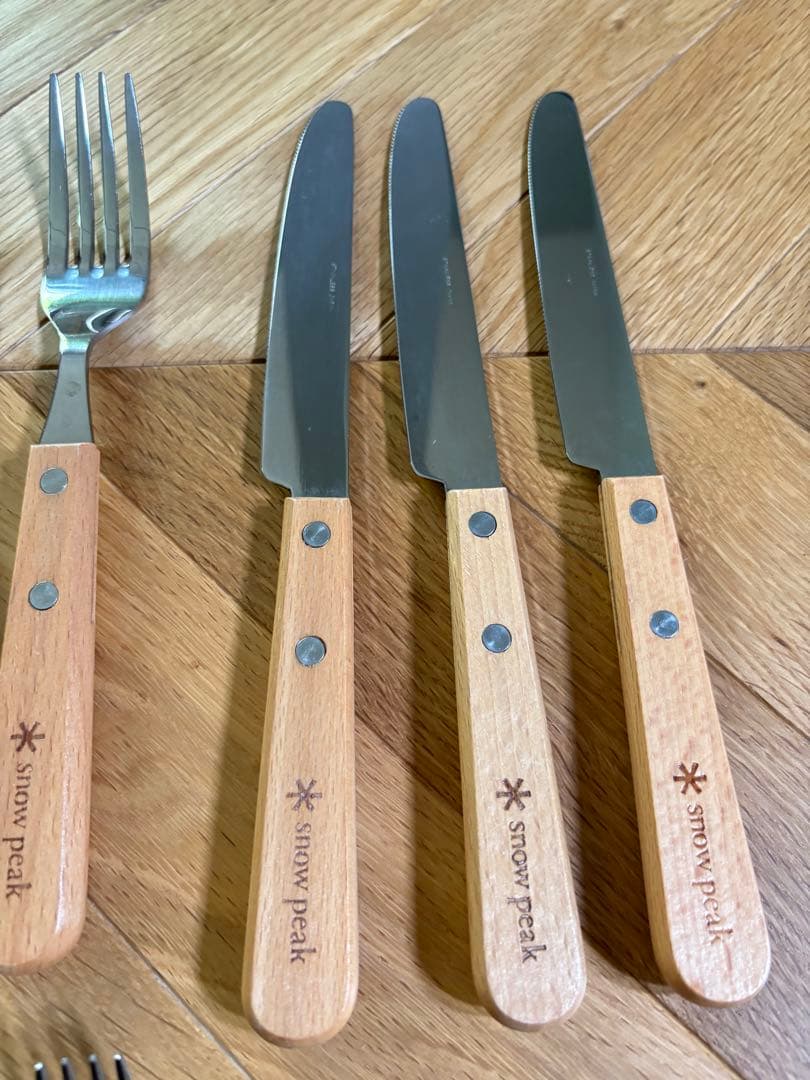 スノーピーク カトラリー18本セット　ウッドパーティ　廃盤品　 peak