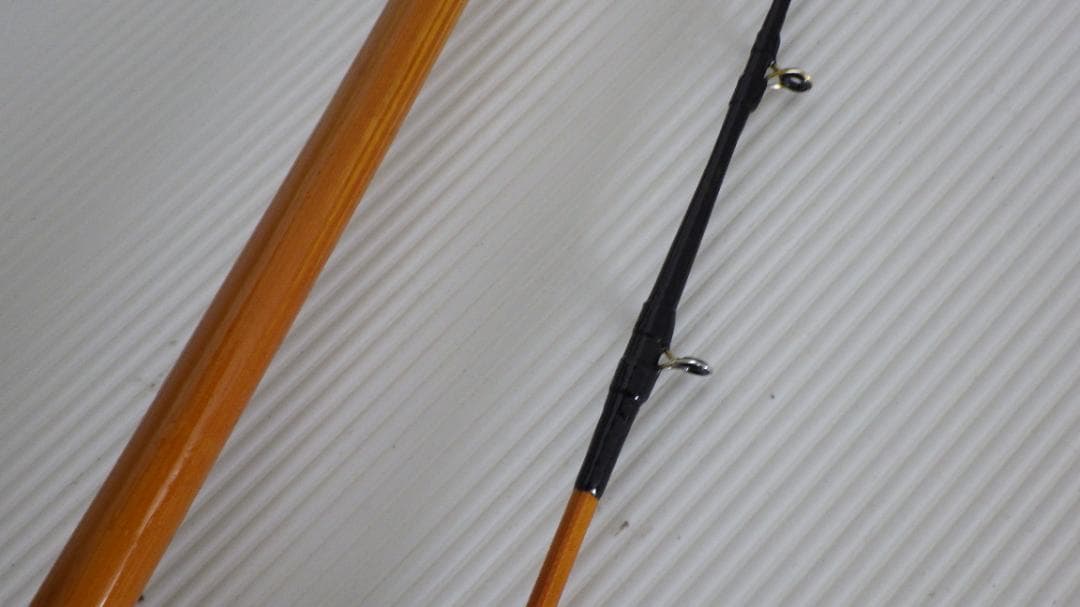 757/美品　和竿　船竿 一点物 収納袋付き　④