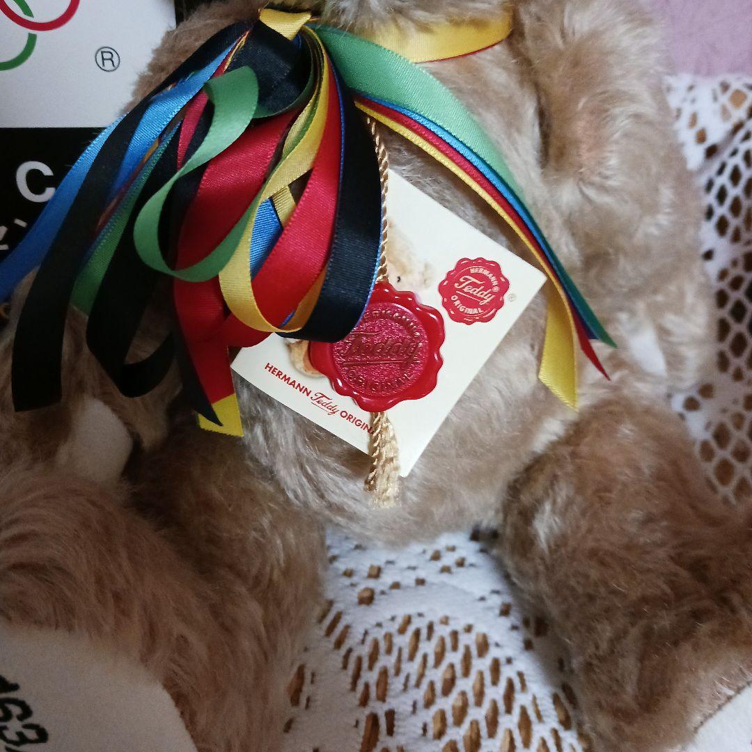 極美品限定品赤ハ－マン アテネオリンピックべア