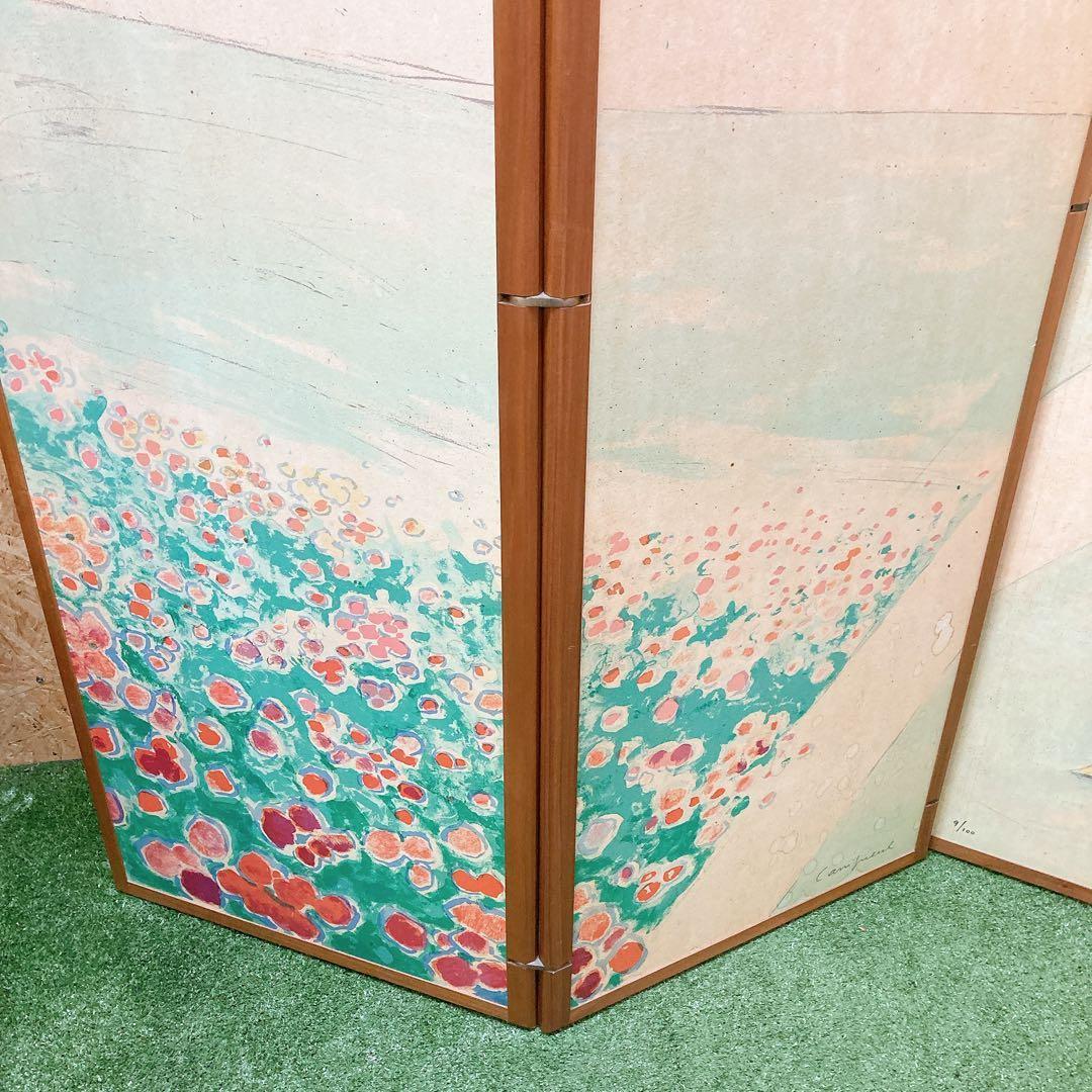 【9/100】カシニョール　リュクサンブール公園　スクリーン衝立　ケース付き