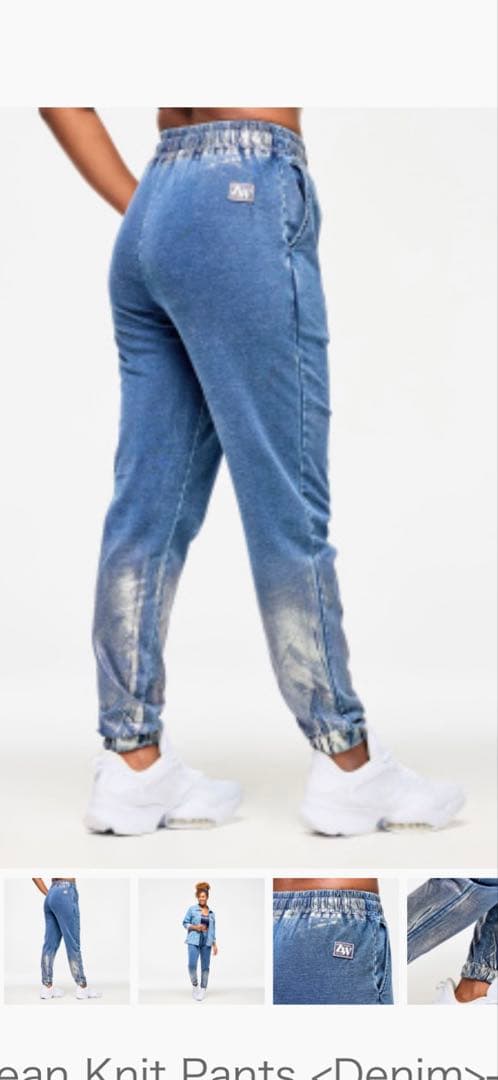 新品　正規品　ズンバ　Lサイズデニムパンツ