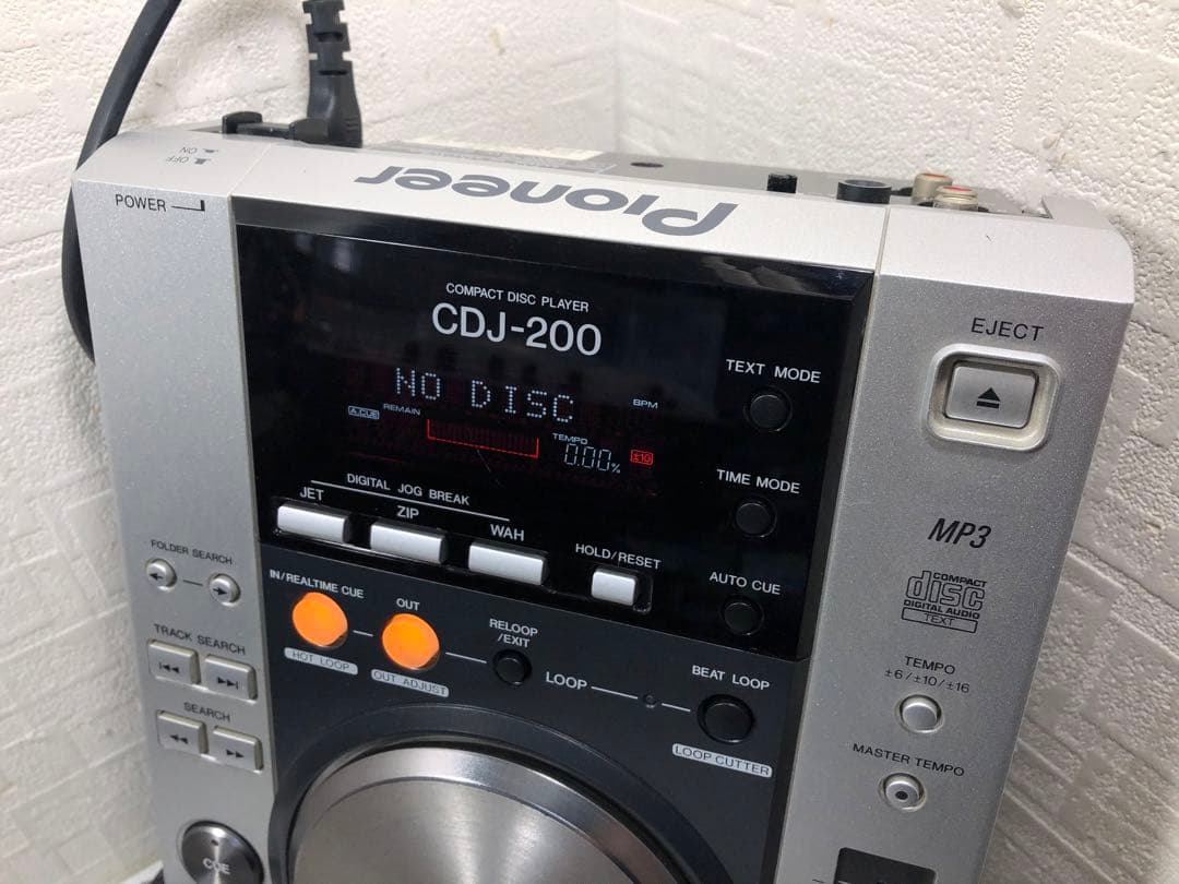 Pioneer dj パイオニア　CDJ-200 レンズクリーニング