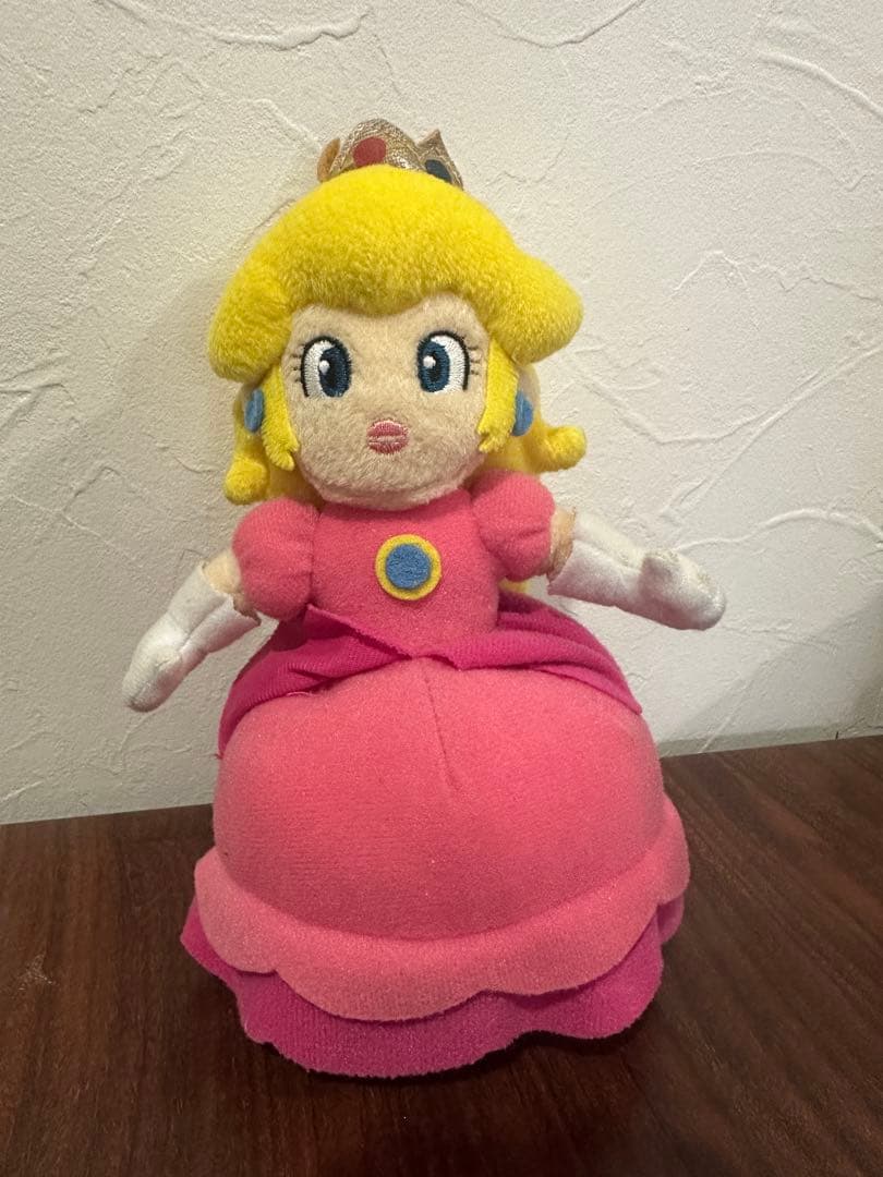 【希少！】マリオパーティ5 キノピオ、ピーチ姫 ぬいぐるみ S 三英貿易