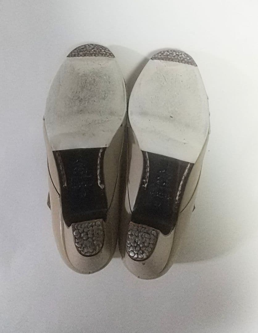 フラメンコシューズ ベージュ 37 ベゴーニャセルベラ