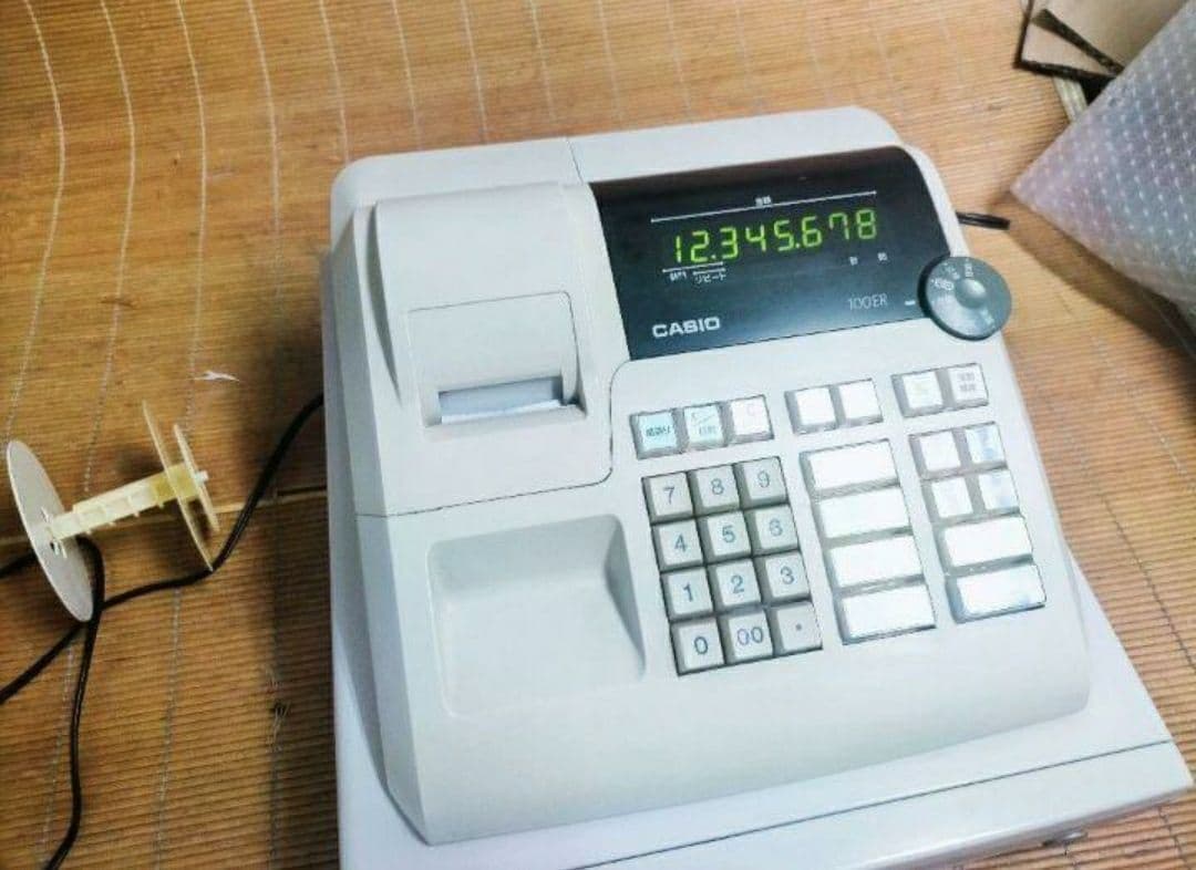 カシオレジスター　100ER　簡単便利特殊　送料込　464440