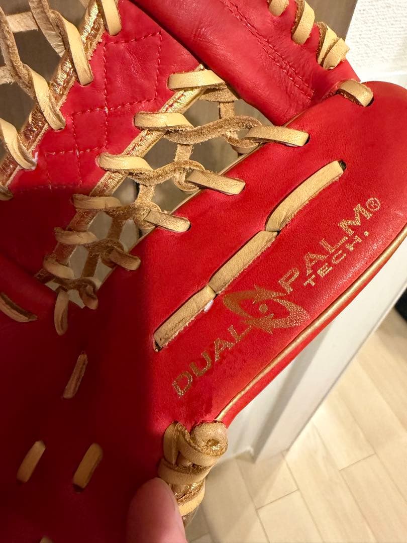 Rawlings 軟式グローブ A2000 レッド/ベージュ　左利き