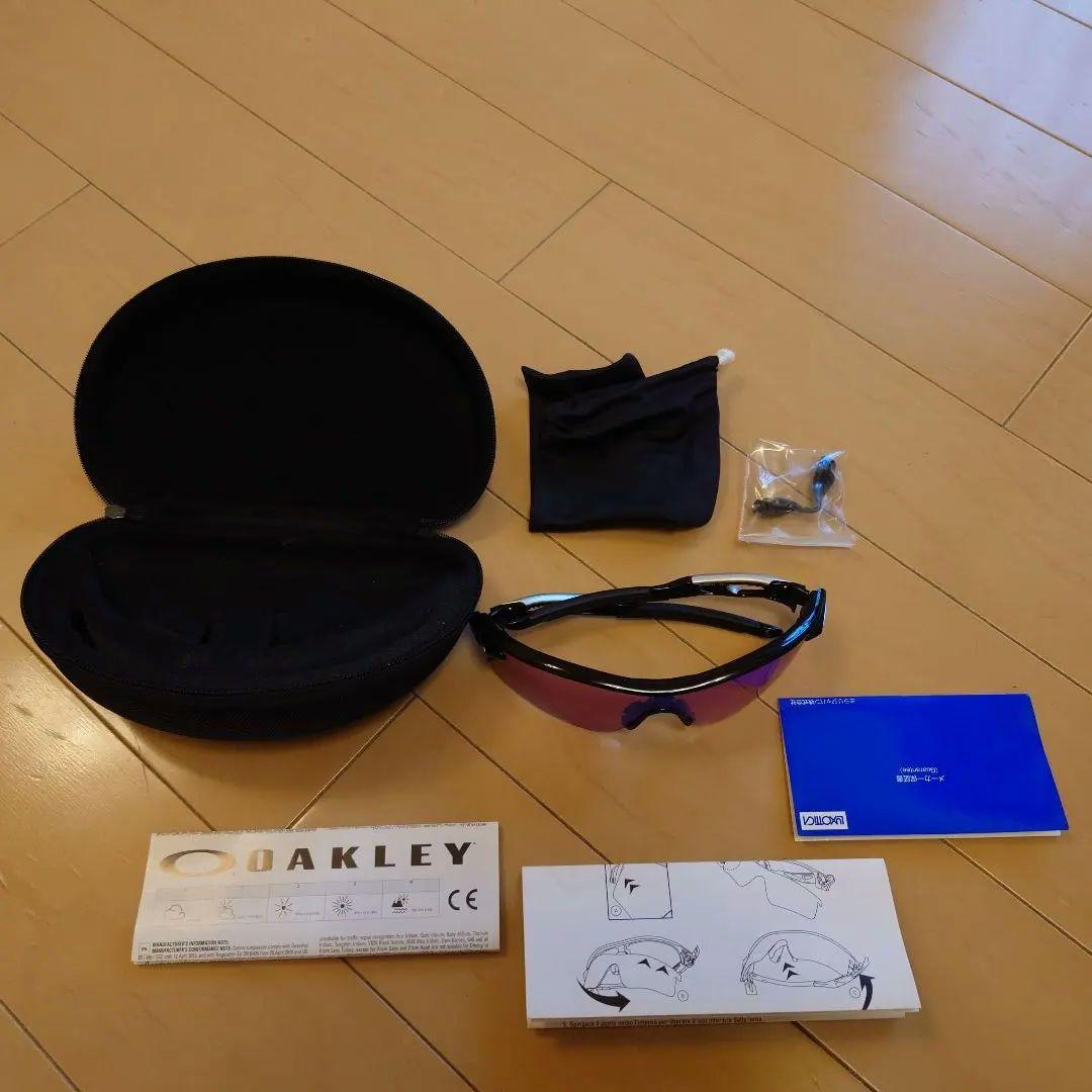 oakleyスポーツゴーグル ピンク色レンズ ケース付き