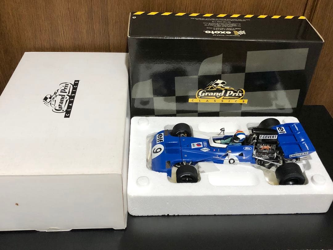 ★絶版！￼エグゾト 1/18 ティレル 003 ‘71 GP 優勝