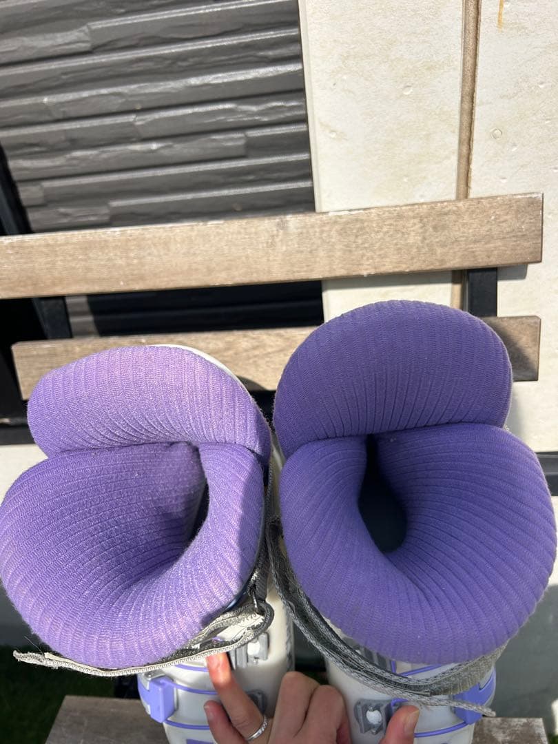 使用回数少なめ　SALOMON 145cmスキーセット　女性、高学年、中学生