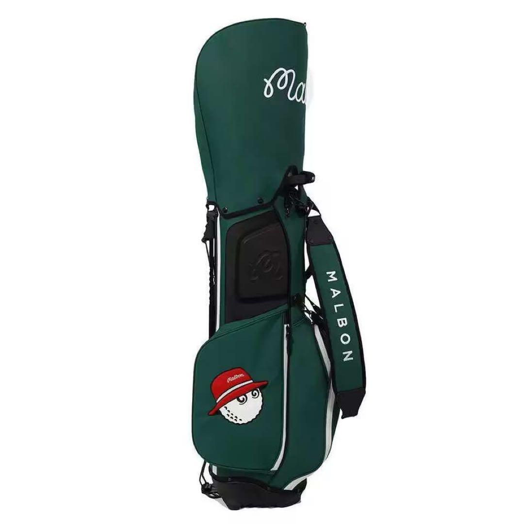 マルボン　malbon ゴルフ　キャディバッグ　スタンドバッグ グリーン