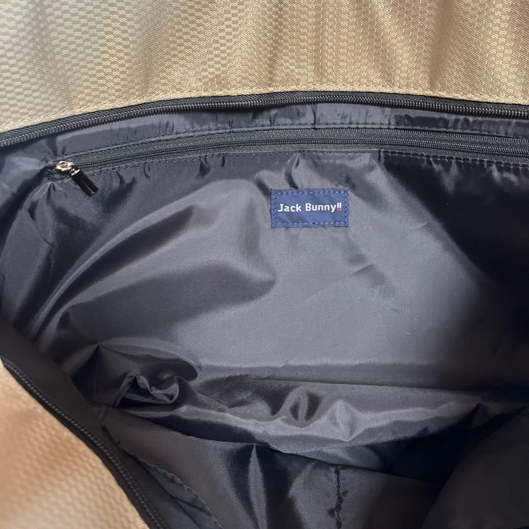 【新品】　JACK BUNNY　ゴルフ　トートバック　ベージュ　パーリーゲイツ