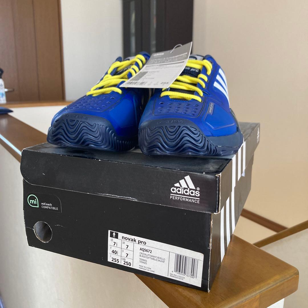 adidas novak pro テニスシューズ 25.5cm