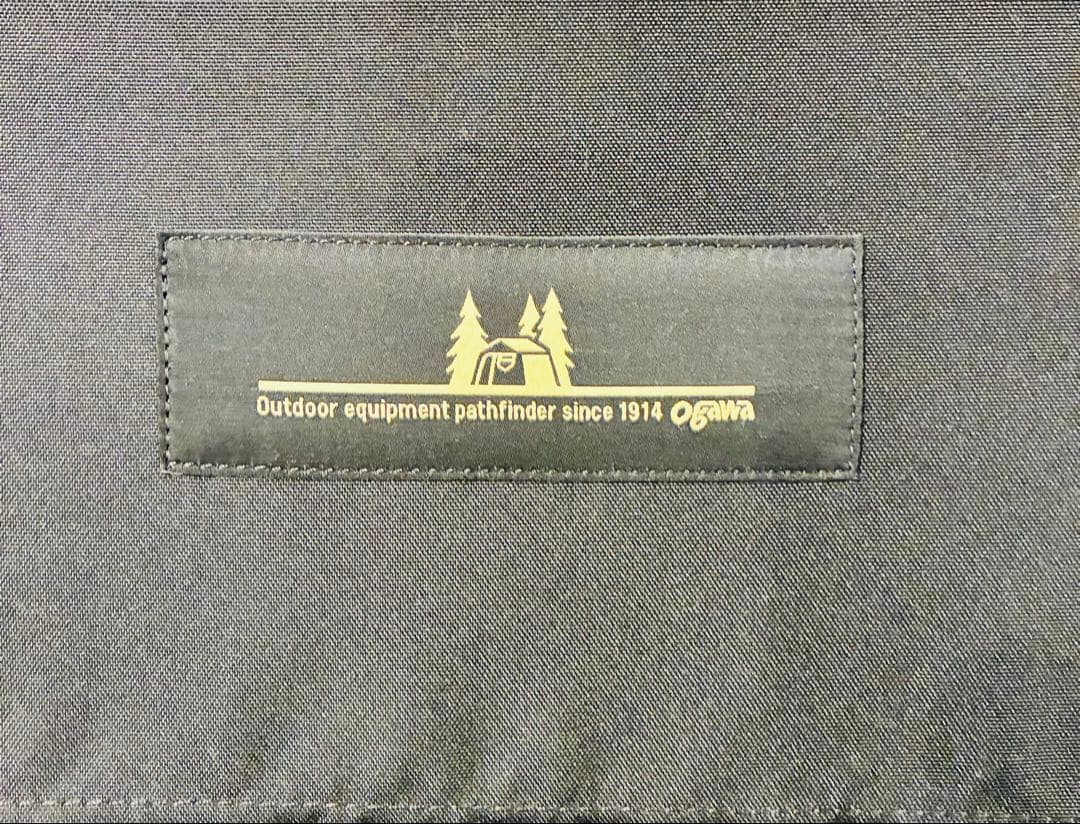 ogawa アウトドアチェア ツーアングルチェアL／ブラック