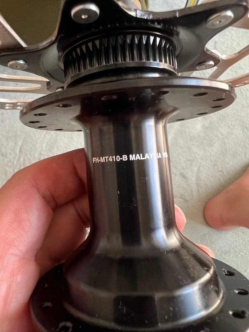 シマノ　前後ハブセット　マイクロスプライン