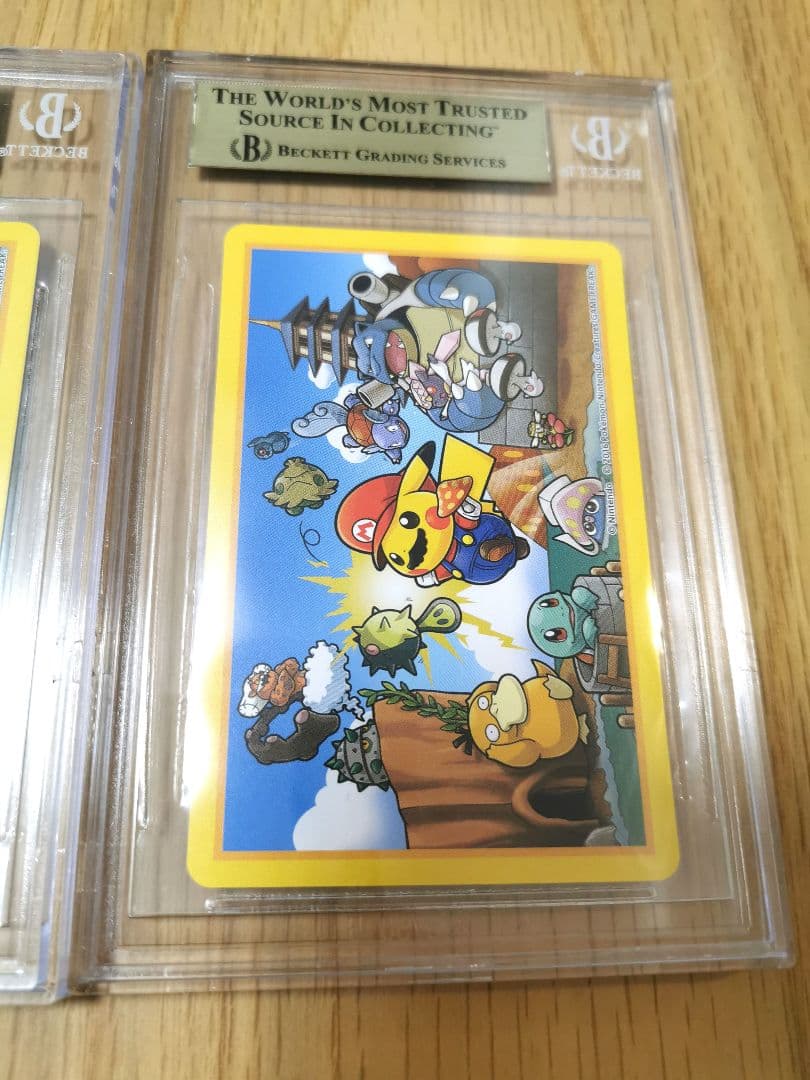 BGS10☆マリオピカチュウ ハート J Q K ポケモンカード トランプ