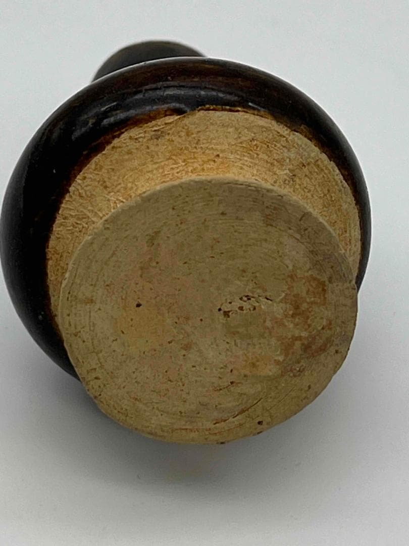 宋時代 醬釉 吉州窯小瓶 花入れ 黒釉 海鼠釉 唐物　希少貴重古賞物(F-83)