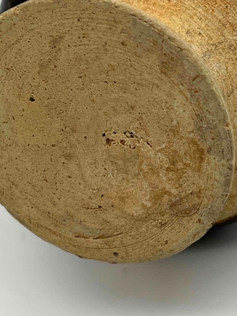 宋時代 醬釉 吉州窯小瓶 花入れ 黒釉 海鼠釉 唐物　希少貴重古賞物(F-83)