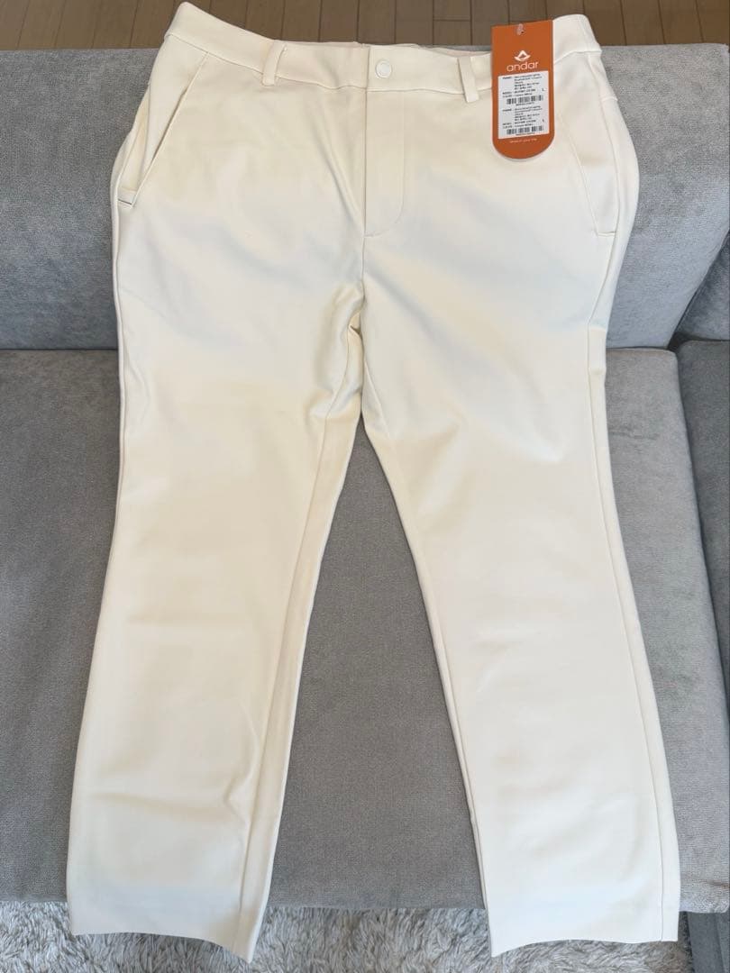 韓国人気　Andar ライト裏起毛 スラックス ゴルフVer 男女着用可