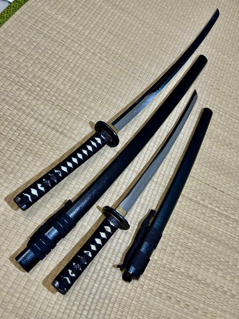 【夜桜様】模造刀 太刀 脇差し 2本セット！　※バラ売り不可