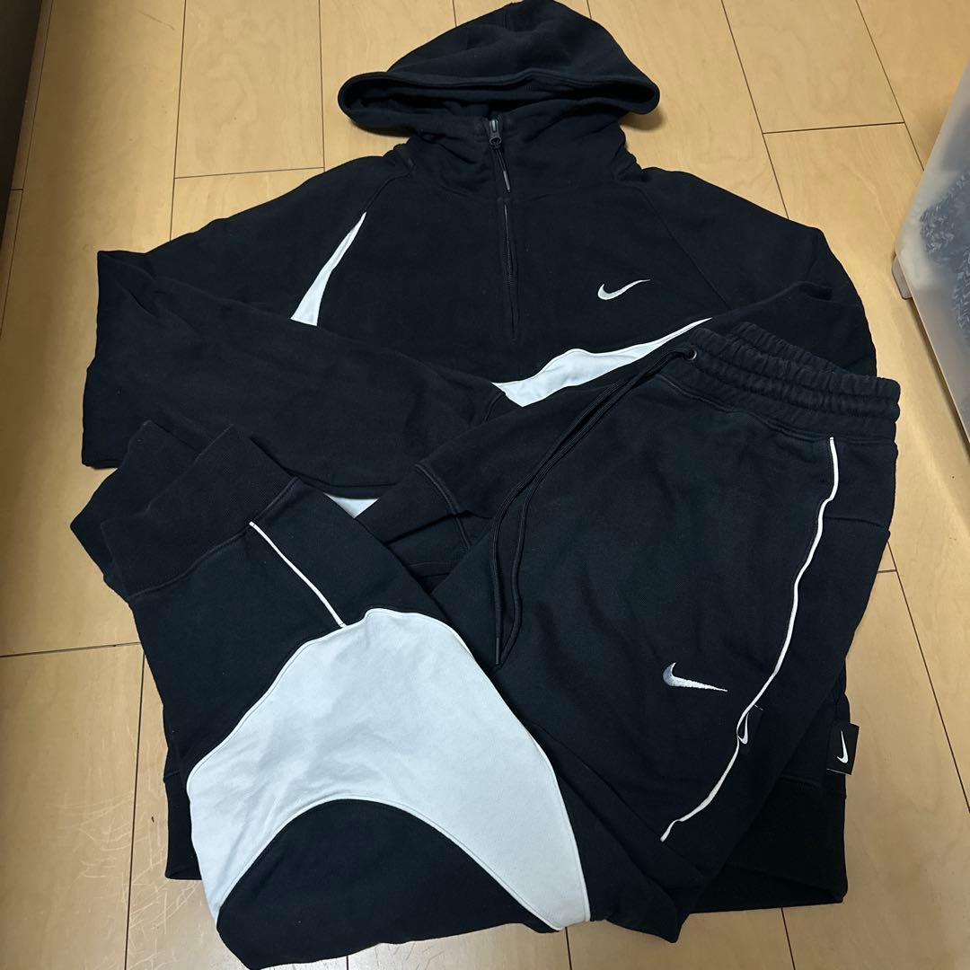 NIKE ビッグスウッシュスウェットパーカーセットアップ