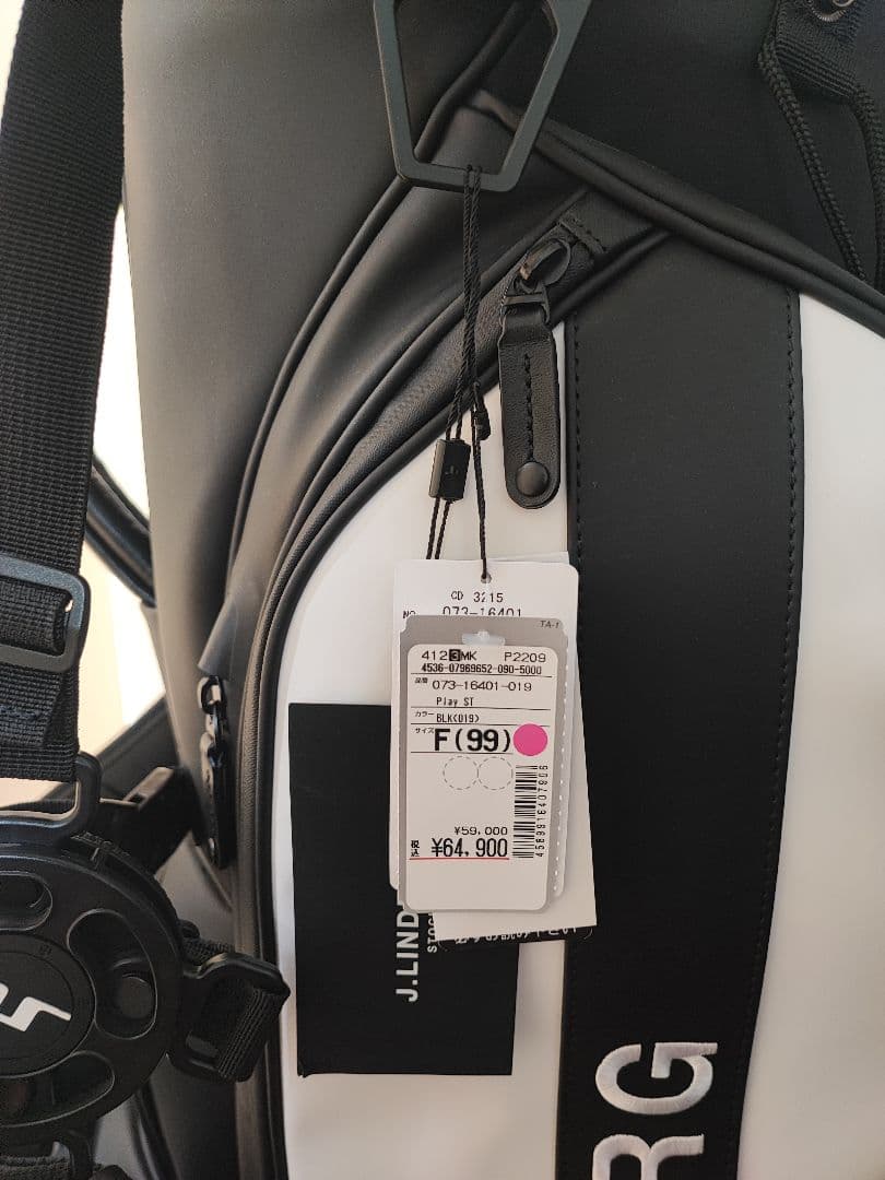 新品　未使用　J.LINDEBERG 　リンドバーグ　キャディバッグ 　ベゼル