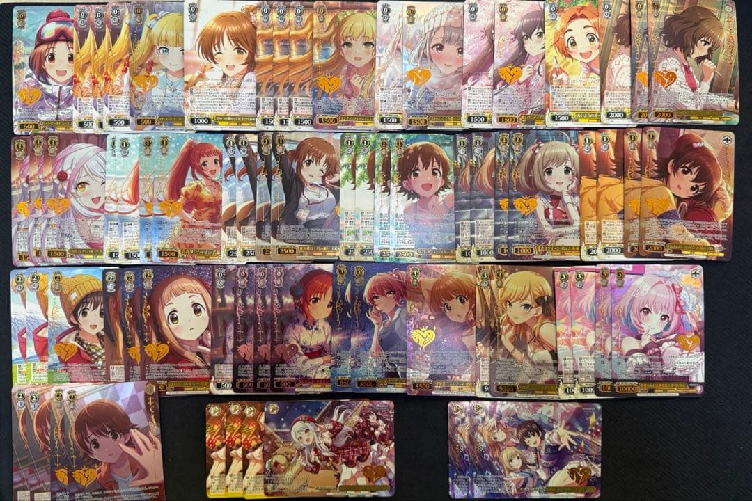 ヴァイスシュヴァルツ　デレマス　M@P N まとめ売り　アイドルマスター　黄赤青