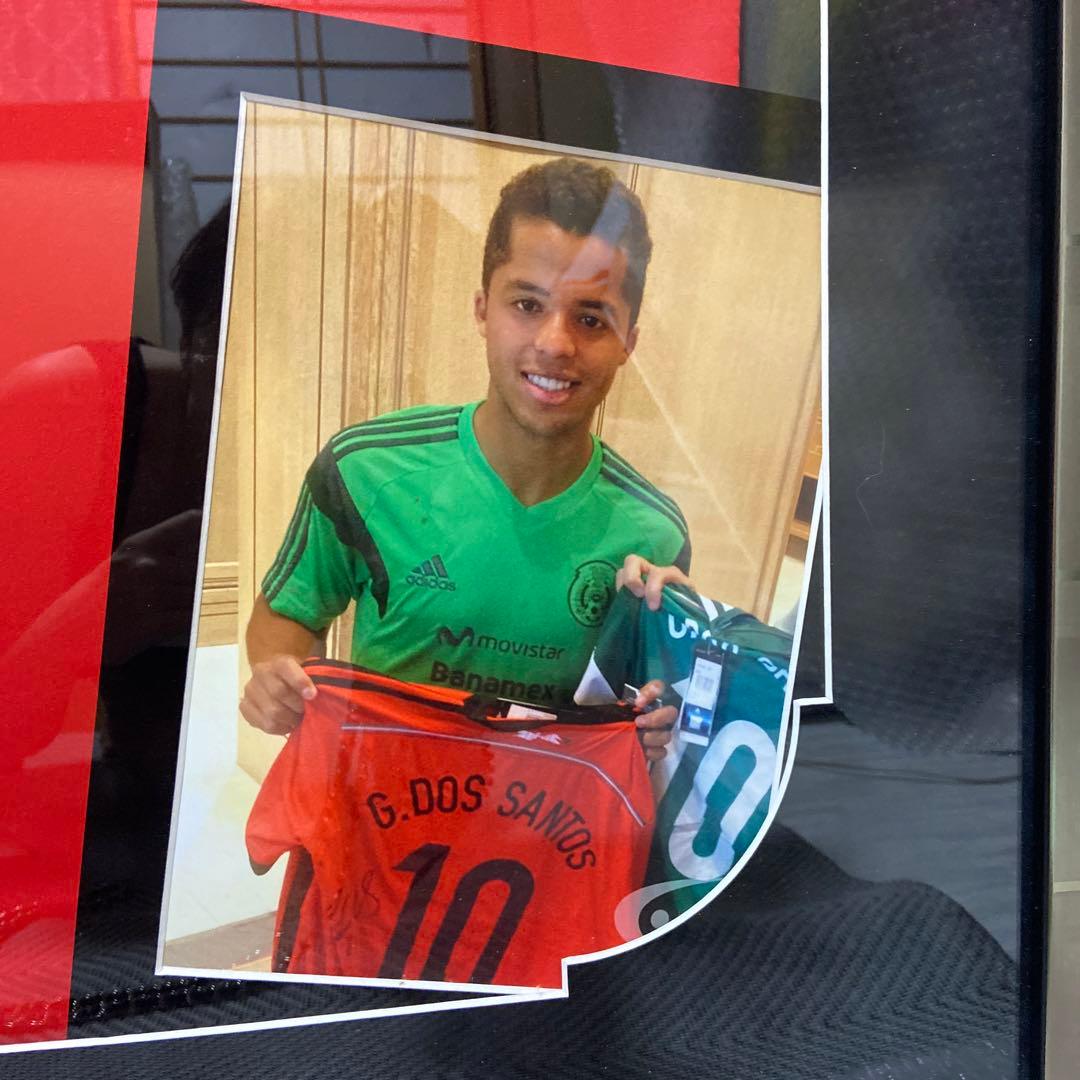 ジョバニ・ドス・サントス直筆サインユニフォーム