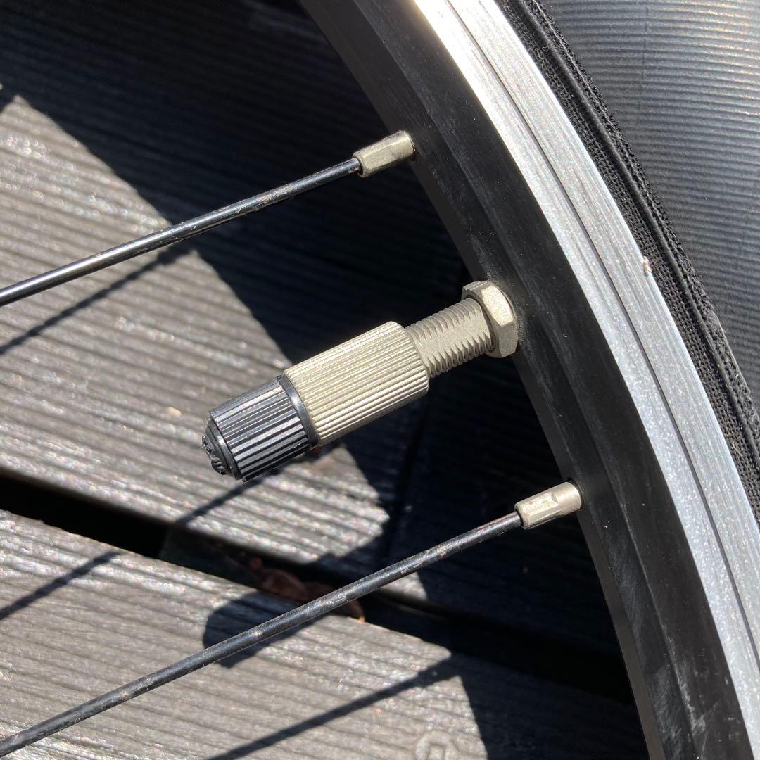 26インチMTB前後タイヤホイール（リア7速フリー、米式バルブアダプタ）セット